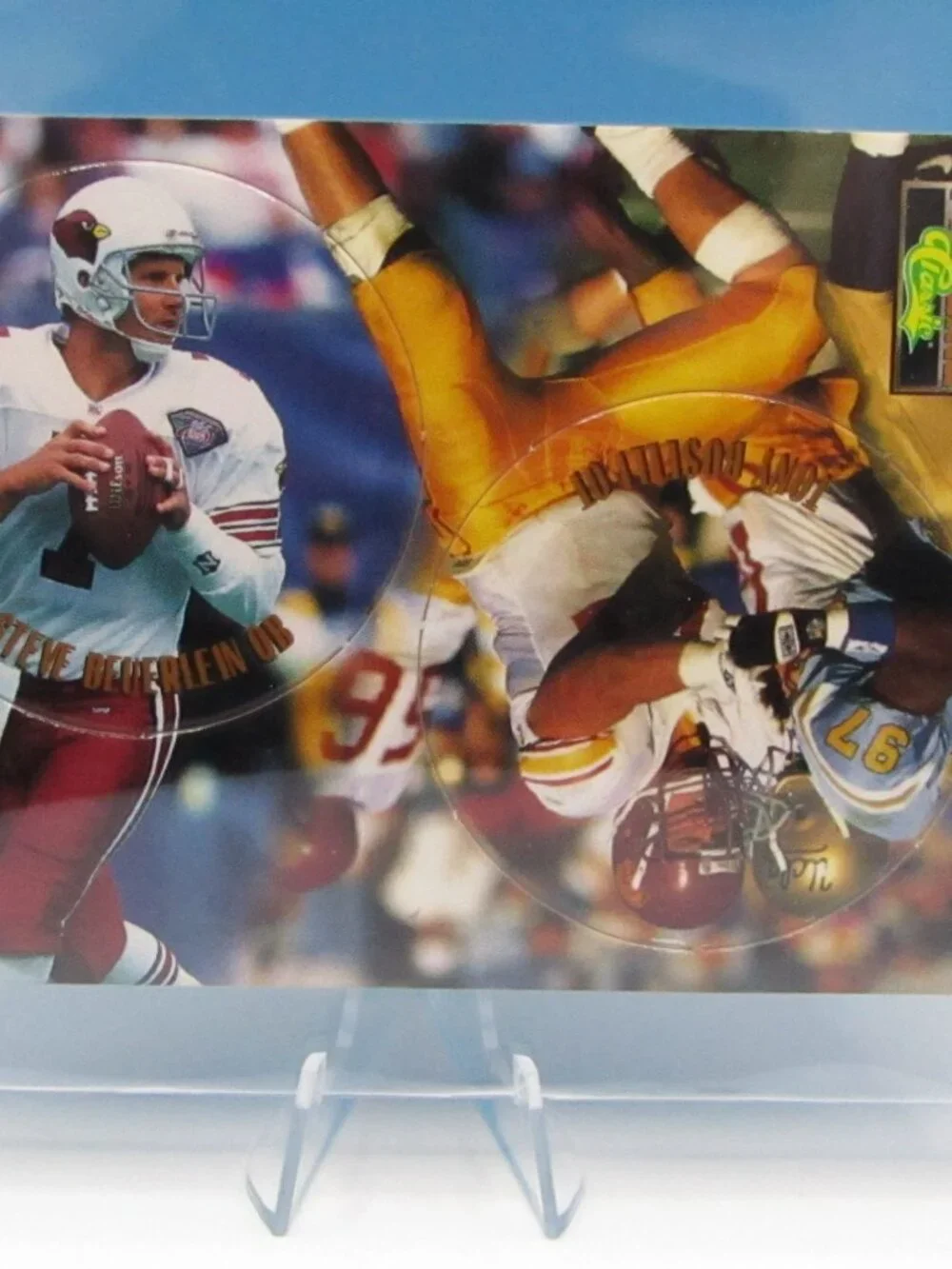 1995 Caps Football Cards | Eight Card Lot | Dilfer | Carter | Esiason | Moon